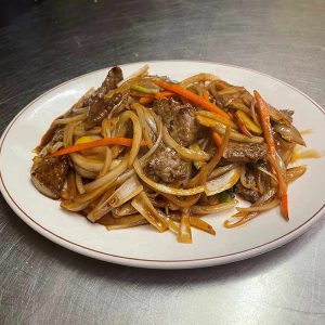 Beef With Ginger Onion